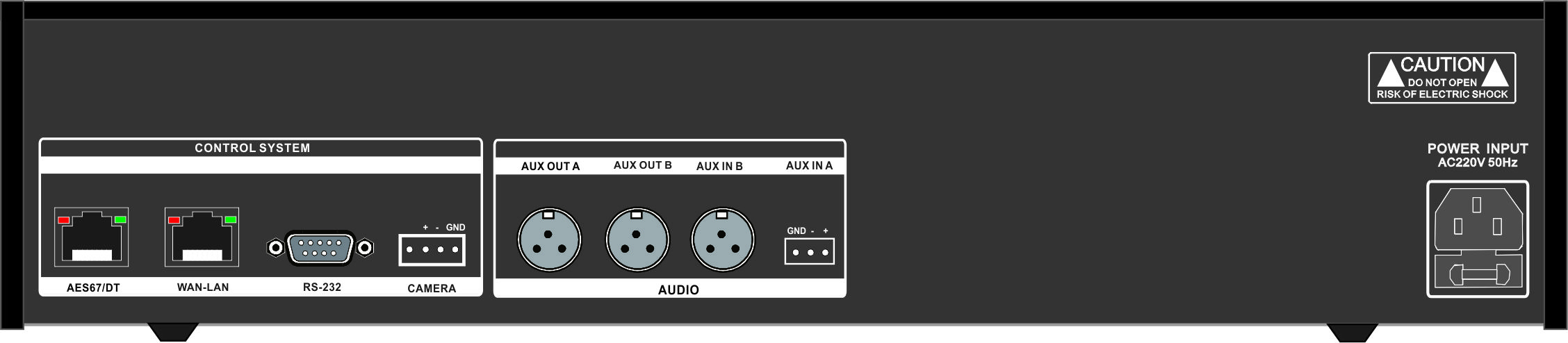 AES67 Network PoE Conference System Main Unit DT